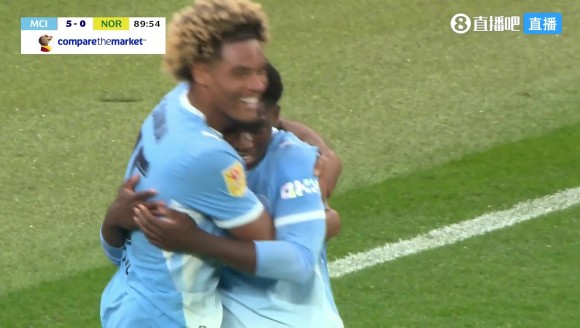 曼城5-0诺维奇！奥赖利送助攻，麦卡伊杜跟进推破门！
